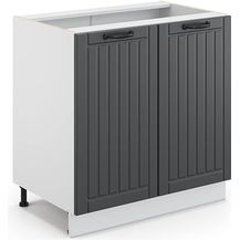 Bild für Midischrank Fame-Line Anthrazit 80 x 82 cm mit Regal