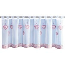 Bild für Bistrogardine mit Schlaufen ca. 150x45 cm Auswahl: bunt