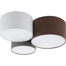 Bild für Eglo 97479 Deckenleuchte PASTORE weiß anthrazit-braun