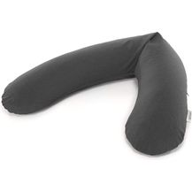 Bild für Theraline Stillkissen 190cm inkl. Bezug Melange anthrazit Mikroperlenfüllung