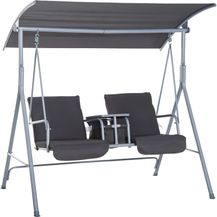 Bild für Outsunny Hollywoodschaukel Schaukel mit Sonnendach