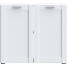 Bild für Waschbeckenunterschrank >LOKKO< 2 Türen, in Weiss