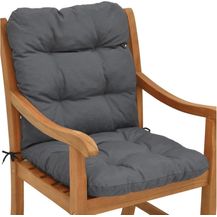 Bild für Beautissu Niederlehner Auflage Flair NL 100 x 50 x 8 cm Graphitgrau