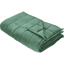 Bild für Gewichtsdecke smaragdgrün 100x150 cm 4 kg NEREID