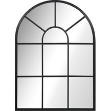 Bild für HOMCOM Wandspiegel mit Metallrahmen Hängespiegel Dekospiegel (Flurspiegel, 1-St, Fensterspiegel)