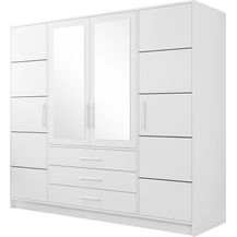 Bild für Mirjan24 'Bado 4D' Kleiderschrank mit Schubladen und Spiegel