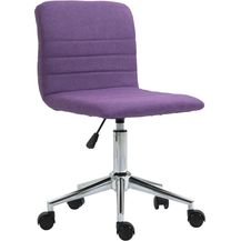 Bild für SVITA LINUS Schreibtischstuhl Kinder Drehstuhl Stoffbezug Lila