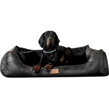 Bild für ALBERTO Orthopädisches Hundebett in Lederoptik
