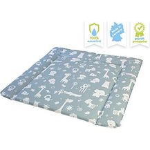 Bild für New Swedish Design 'Zootiere' Wickelauflage 77x73 cm