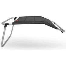 Bild für osoltus Alu Fußablage Fußhocker Campingsessel Soft Touch 3D anthrazit