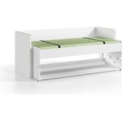 Vipack 'Denver' Funktionsbett, inkl.Schreibtisch, weiß, 90x200 cm