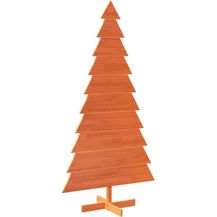 Bild für vidaXL Weihnachtsbaum zum Schmücken Wachsbraun 180cm Massivholz Kiefer 858197
