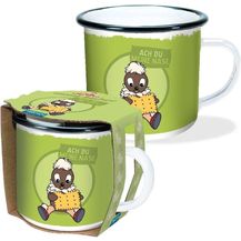 Bild für Unser Sandmnnchen Emaille-Becher Ach du meine Nase