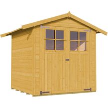 Bild für WEKA Gartenhaus 316 Gr. 2 198x194 Gerätehaus aus Holz in Braun Geräteschrank mit 19 mm Wandstärke Gartenhaus