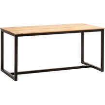 Bild für Esstisch Loft-Style 200x100x76cm Akazie Massivholz Metallbeine Industrial Rechteckig