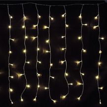 Bild für 160er LED Lichtervorhang Lichterkette Außen Innen Weihnachtslicht warmweiß
