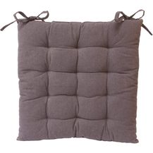 Bild für etérea Baumwoll Sitzkissen Stuhlkissen Ilka Anthrazit Einzeln