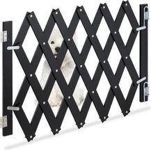 Bild für Ausziehbares Hundeabsperrgitter schwarz