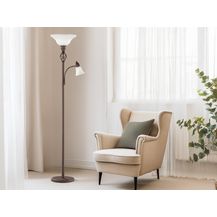 Bild für LED Deckenfluter mit Leselampe im Landhausstil