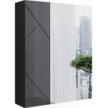 Bild für Badspiegelschrank Irma Anthrazit Hochglanz/Anthrazit 60 x 75 cm Vicco