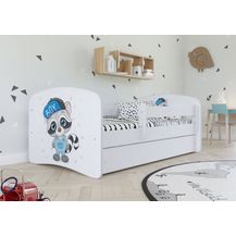 Bild für Bjird Kinderbett Babydream 180x80 cm 160x80 cm 140x70 cm (optional mit Matratze, mit Schublade Rausfallschutz und Lattenrost)