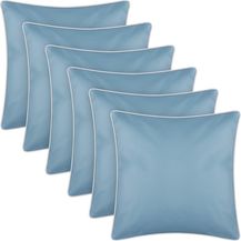 Bild für Outdoor Kissen mit Paspel 6er Pack ( 45 x 45 cm )
