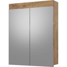 Bild für Badspiegelschrank Luna Eiche Wotan 60 x 77 cm Vicco