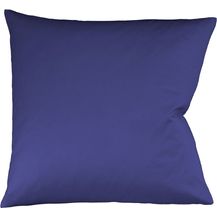 Bild für Fleuresse Mako-Satin Kissenbezug Bezug 80x80 cm uni mit RV 6012 royalblau