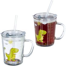 Bild für Trinkglas Kinder Dino 2er Set