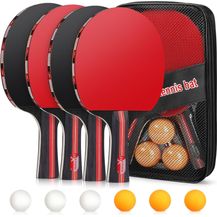 Bild für Tencoz Profi Tischtennisschläger Set inkl. 4 Schläger