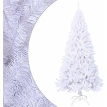 Bild für vidaXL Künstlicher Weihnachtsbaum mit Dicken Zweigen Weiß 210 cm PVC 321040