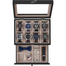 Bild für Songmics Uhrenbox mit 8 Fächern