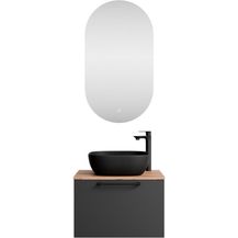 Bild für Planetmöbel Badmöbel-Set Astra, (Badezimmer Möbel im modernen Design, 3-St)