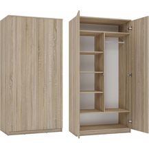 Bild für ibonto Kleiderschrank Vielseitiger Hochwertiger Mehrzweckschrank mit TIP-ON-System