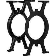 Bild für vidaXL Sitzbank-Beine 2 Stk. O-Gestell Gusseisen 245428