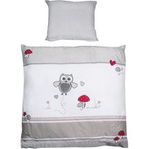 Bild für roba Wiegenbettwäsche 'Adam & Eule' 2-tlg