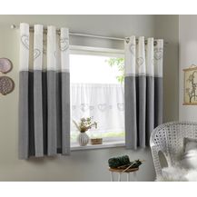 Bild für my home Scheibengardine Louis, Stangendurchzug (1 St)