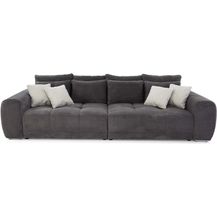 Bild für Big-Sofa XXL 306 cm Federkern Lounge Couch mit Bezug aus Cord in Grau Anthrazit
