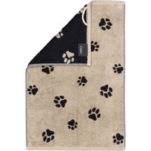 Bild für Cawö Handtuch Cawö Handtuch Duschtuch Gästetuch We love Dogs 6247-93 Pfoten Schwarz