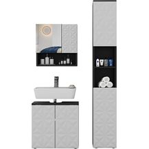 Bild für Badmöbel-Set Edge Schwarz 3 Teile