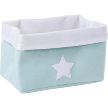 Bild für CHILDHOME Aufbewahrungs Korb Mint Star 32 x 20 x 20 cm
