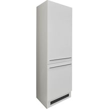 Bild für JAZZ 8 Moderner Einbauschrank für Kühlschrank in Weiß Hochglanz