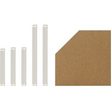 Bild für shelfplaza HOME 60x30 cm Fachboden-Set Eckregal in weiß für HOME Eckregale mit 175 kg Traglast pro Boden