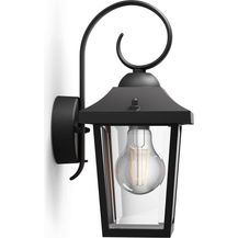 Bild für Philips Buzzard wall lantern black 1x60W 230V