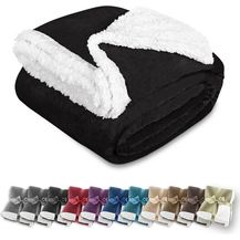 Bild für Wohndecke in Lammfell-Optik Kuscheldecke weich & flauschig