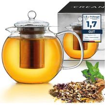 Bild für Creano Teekanne Creano Teekanne aus Glas 1,7l, 3-teilige Glasteekanne mit integriertem, (1er-Set, 2-St)