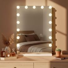 Bild für CLP Schminkspiegel Murrieta mit Beleuchtung,weiß