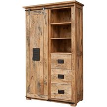 Bild für Schrank Mango 100x45x175 natur lackiert RAILWAY #114