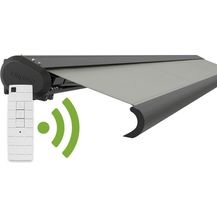 Bild für empasa Kassettenmarkise Vollkassettenmarkise "PROFI" Markise Kassettenmarkise elektrisch