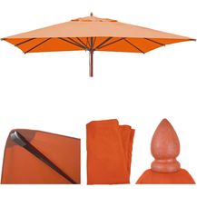 Bild für Ersatz-Bezug für Gastronomie Holz-Sonnenschirm HWC-C57